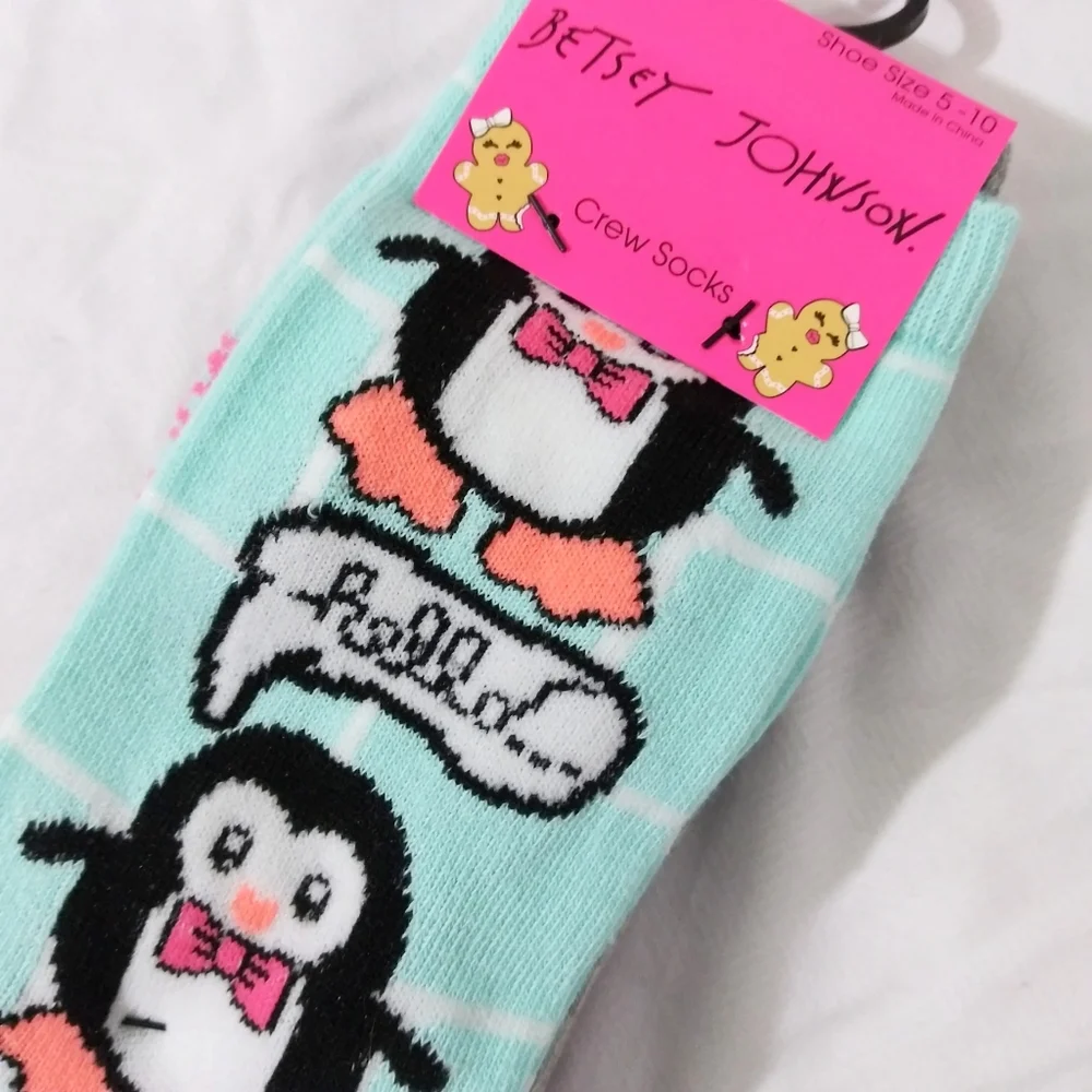 Betsey Johnson 3pack crew socks